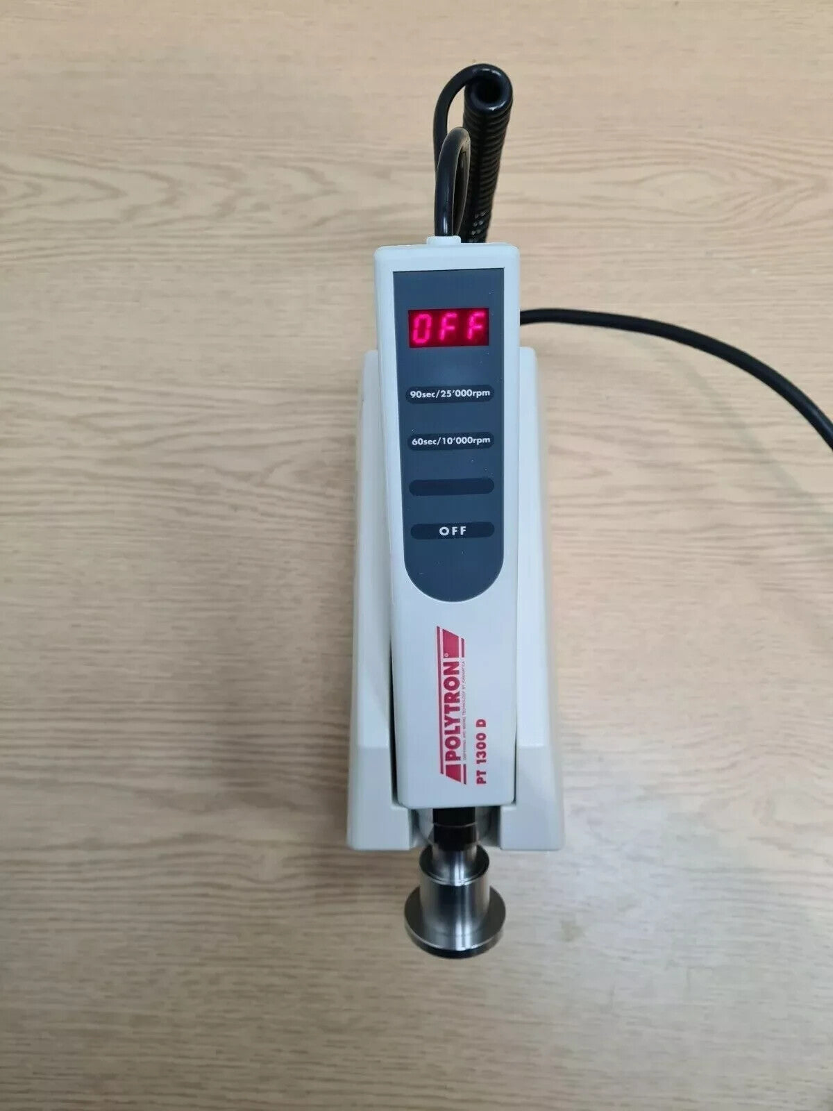 kinematica polytron PT 1300D V3 60sec manual disperser homogenizer power station1