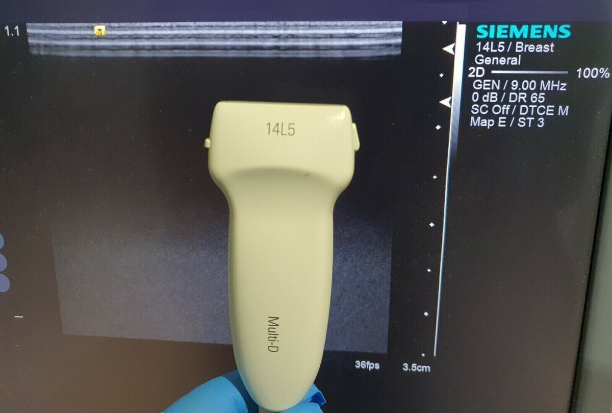siemens acuson 14L5 multi D ultrasound probe transducer Ultraschallsonde2