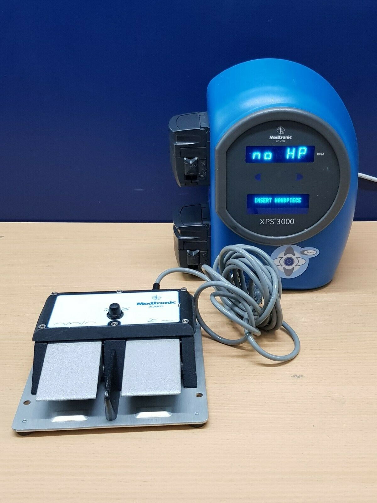 medtronic Xomed XPS 3000 + Xcalibur 52000 rpm high torque drill motor 33-3389013