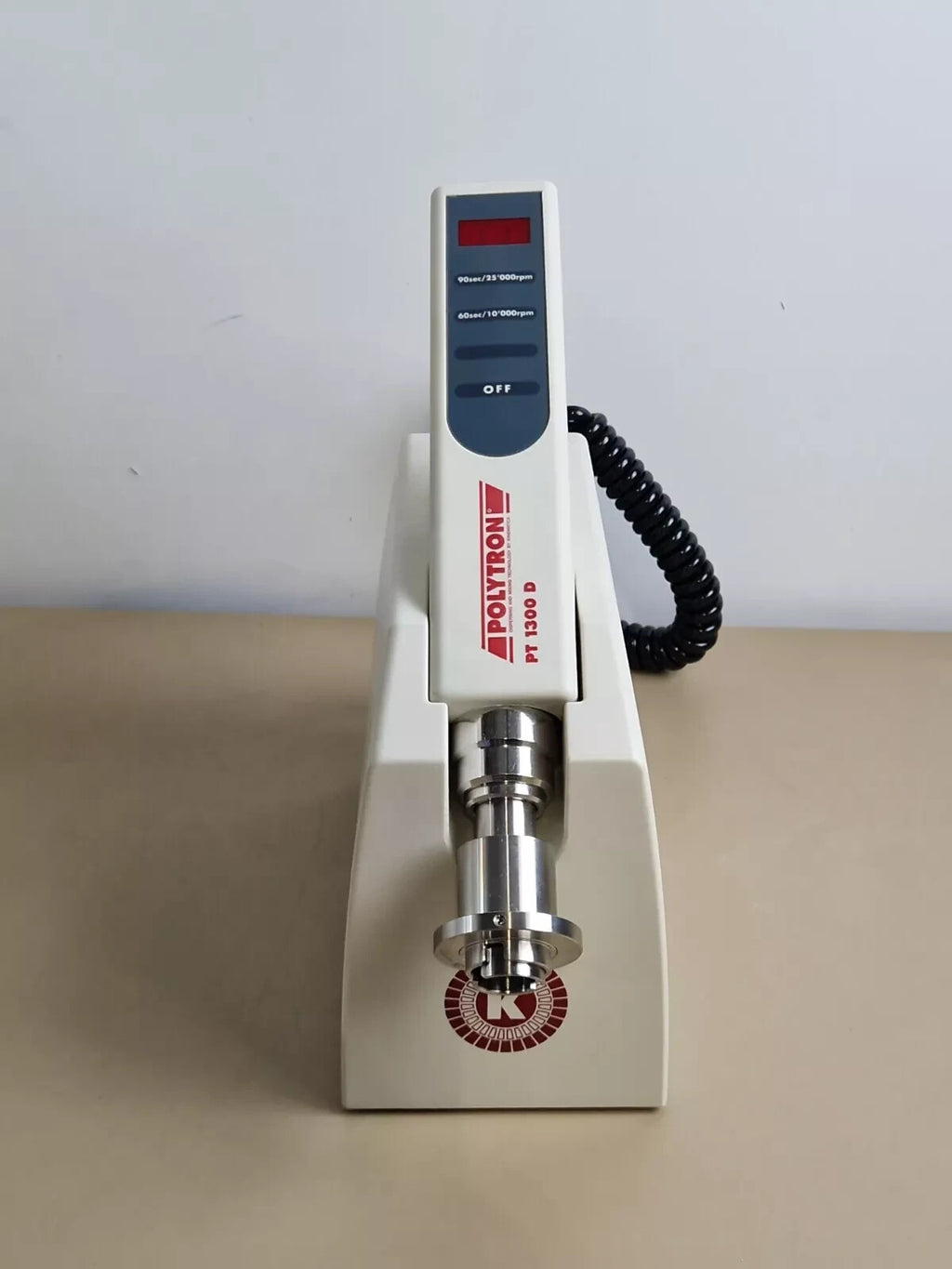 kinematica polytron PT 1300D V3 60sec manual disperser homogenizer power station0
