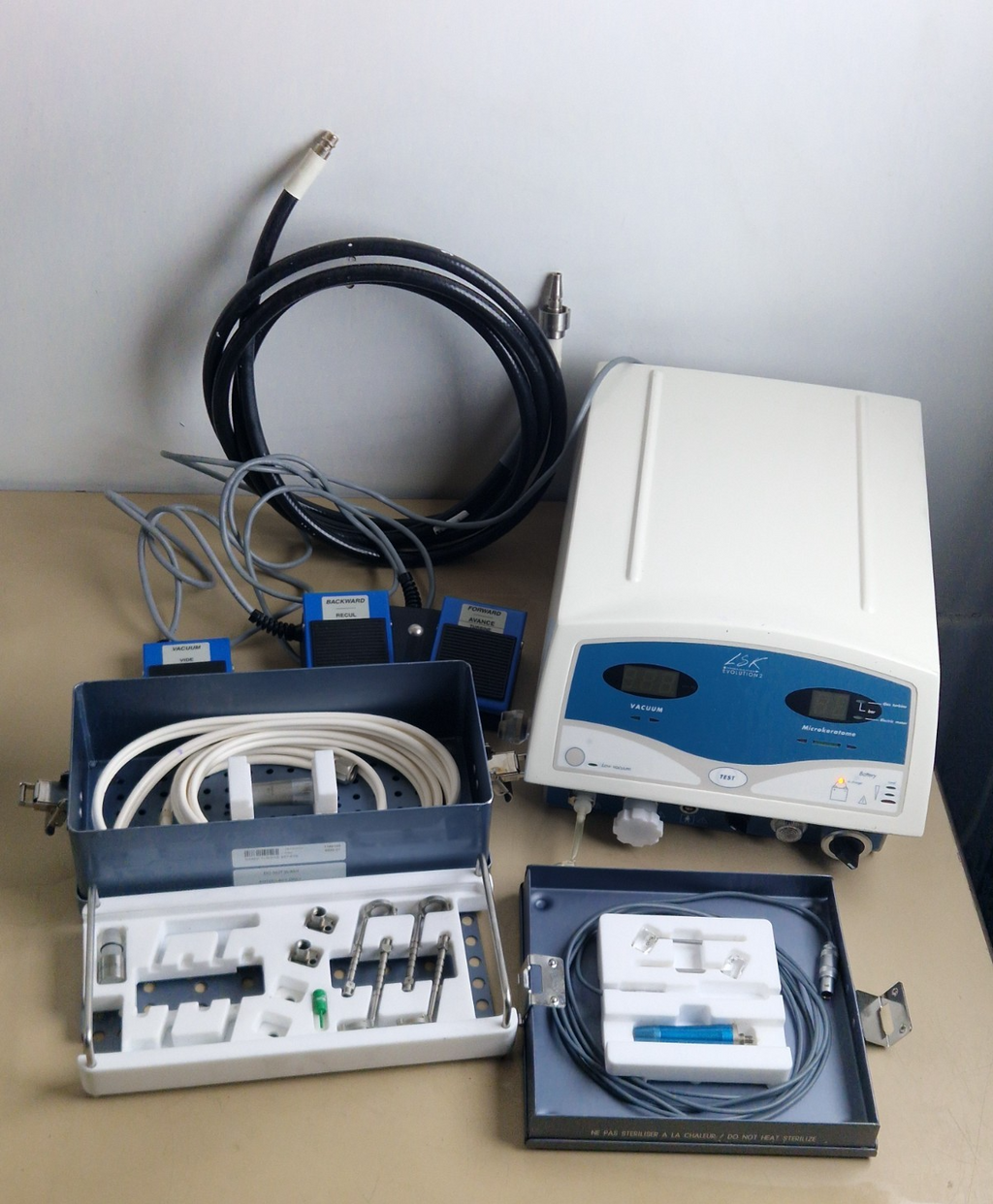 MORIA LSK  02 REF:19350 microkeratome console +  CB turbine + hand motor0