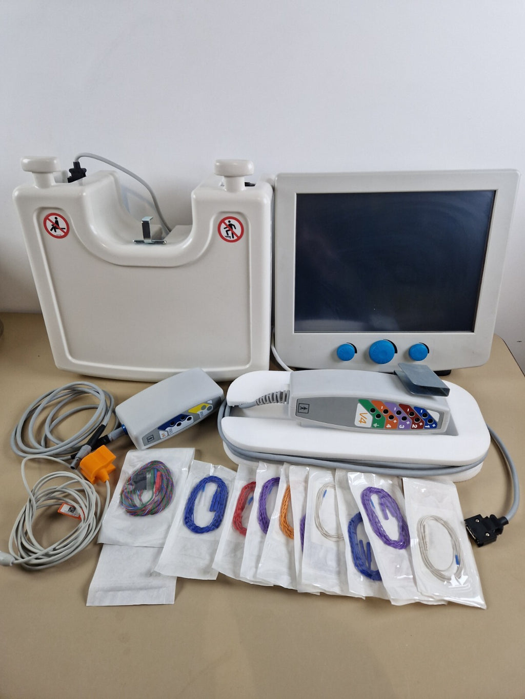 magstim neurosign V4 nerve monitor pre amplifier laryngeal electrode cable probe0