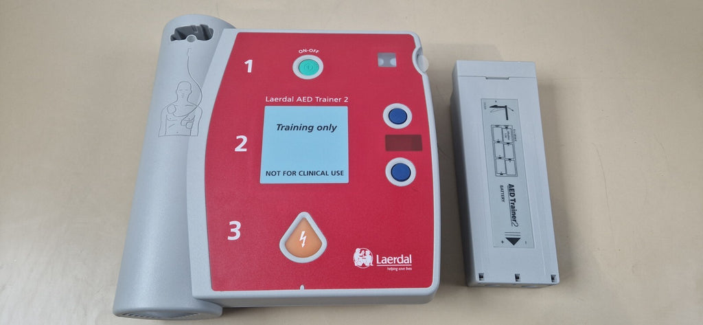 laerdal AED 2 trainer with 1 set of teaching pads3