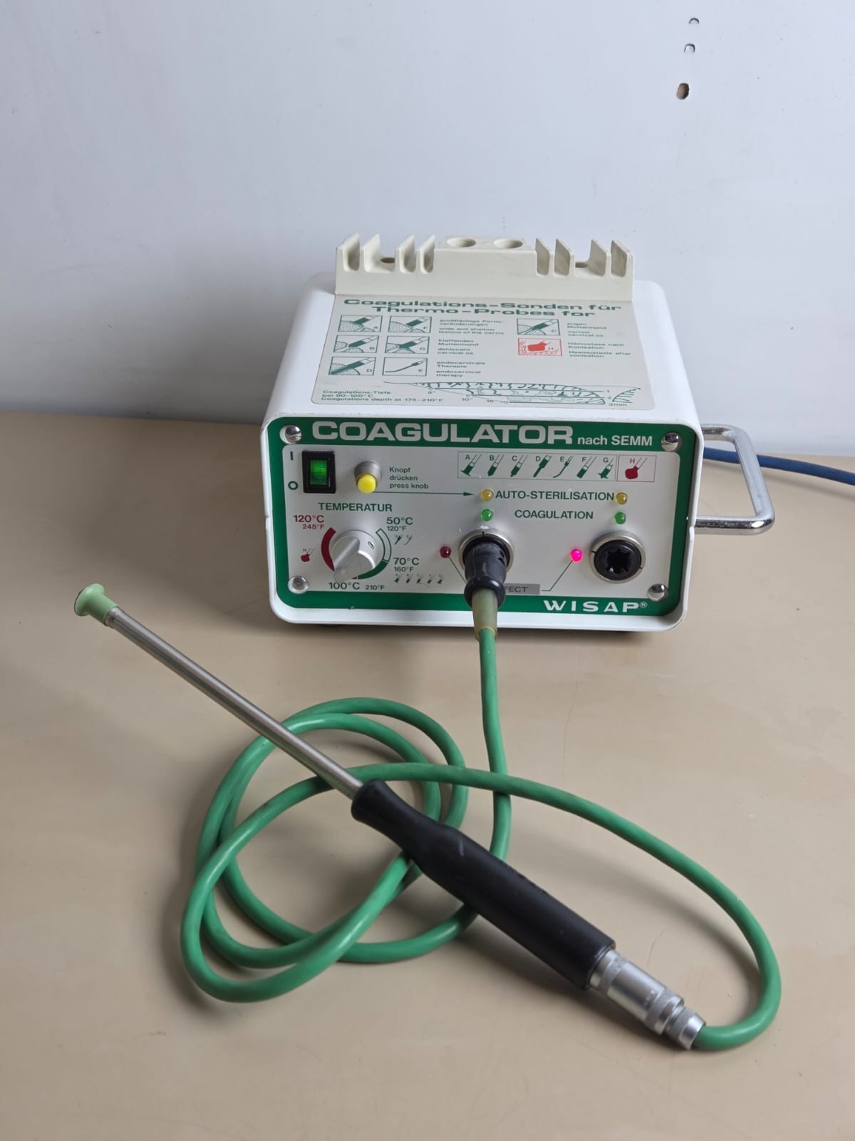wisap coagulator nach semm with a probe0