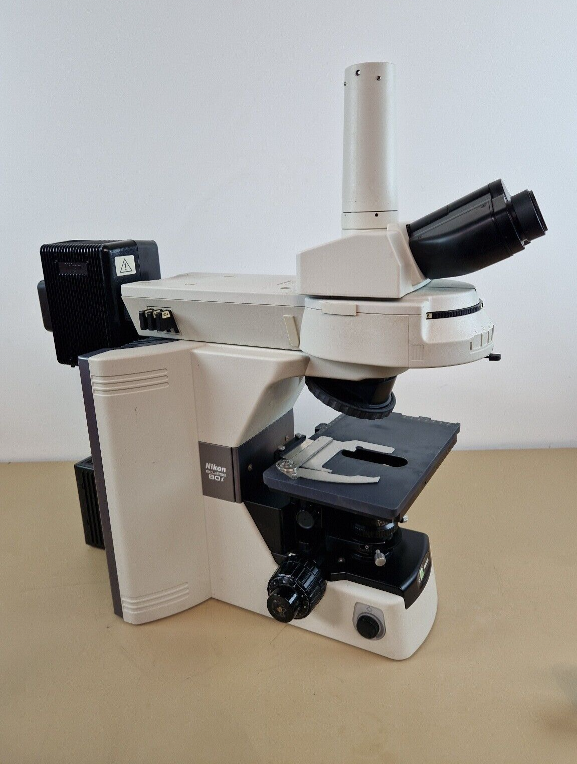 nikon eclipse 80i Epi illumination fluorescen microscope + plan fluor objective13