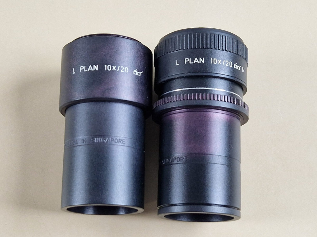 leica DMLS microscope with 3 plan apochromat + 1x fluotar objective17