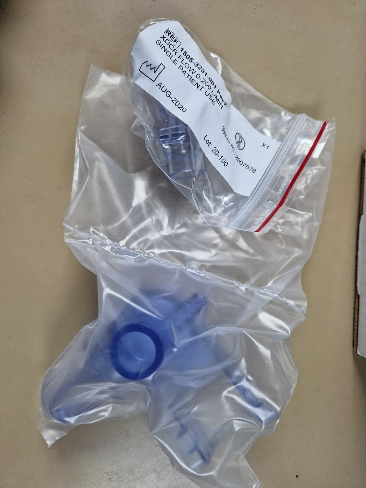 8x ge carescape ventilator ref 1505-3848-001 valve and flow sensor assembly5