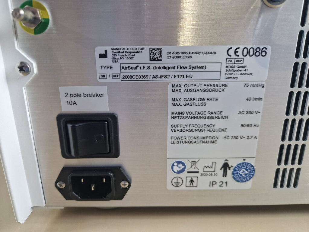 conmed airseal I.F.S intelligent flow system insufflator Smoke Evacuation7