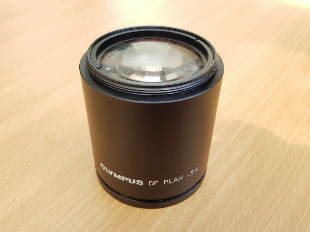 olympus microscope objective DF Plan 1.5 X magnification 50mm diameter lens8