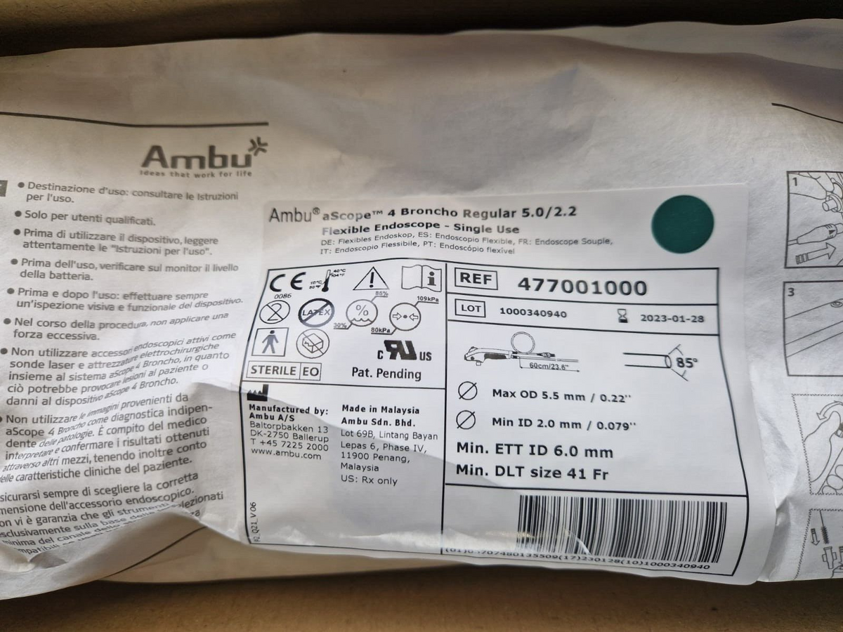 20 ambu video endoscope regular 5.5 mm Flexible endoskop  ref: 4770010003