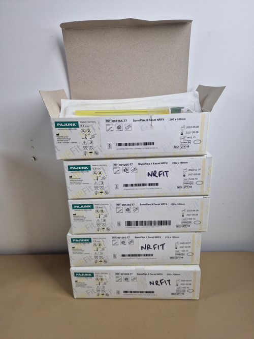 50x pajunk sonoplex II facet NRFIT  21G x 100mm ref: 001265-770