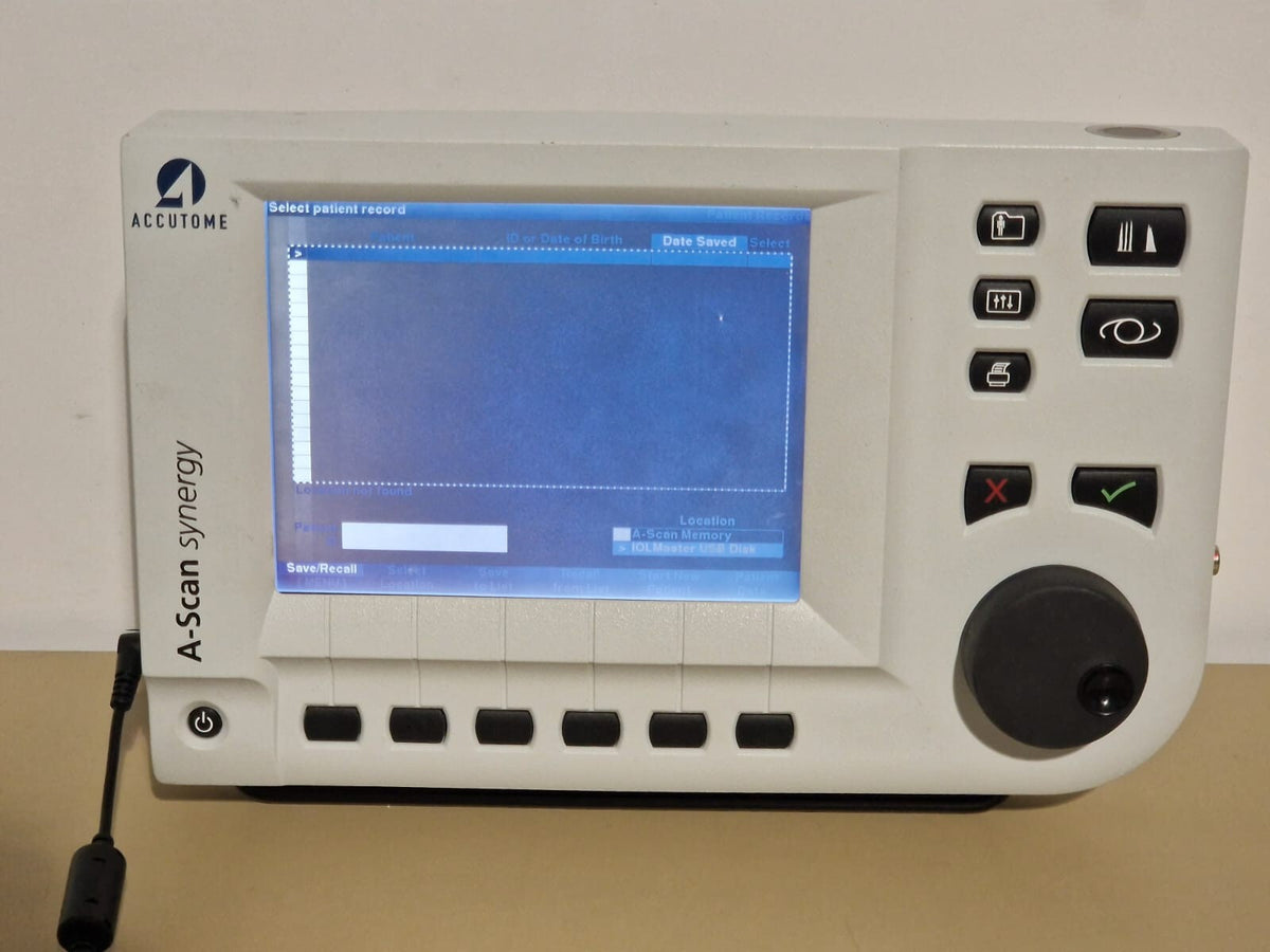 zeiss ophthalmic ultrasound scanner accutome A Scan synergy   NO probe2