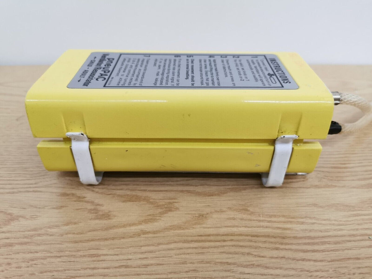 pneupac volumetric transport ventilator resuscitator model 2 child adult - hose10