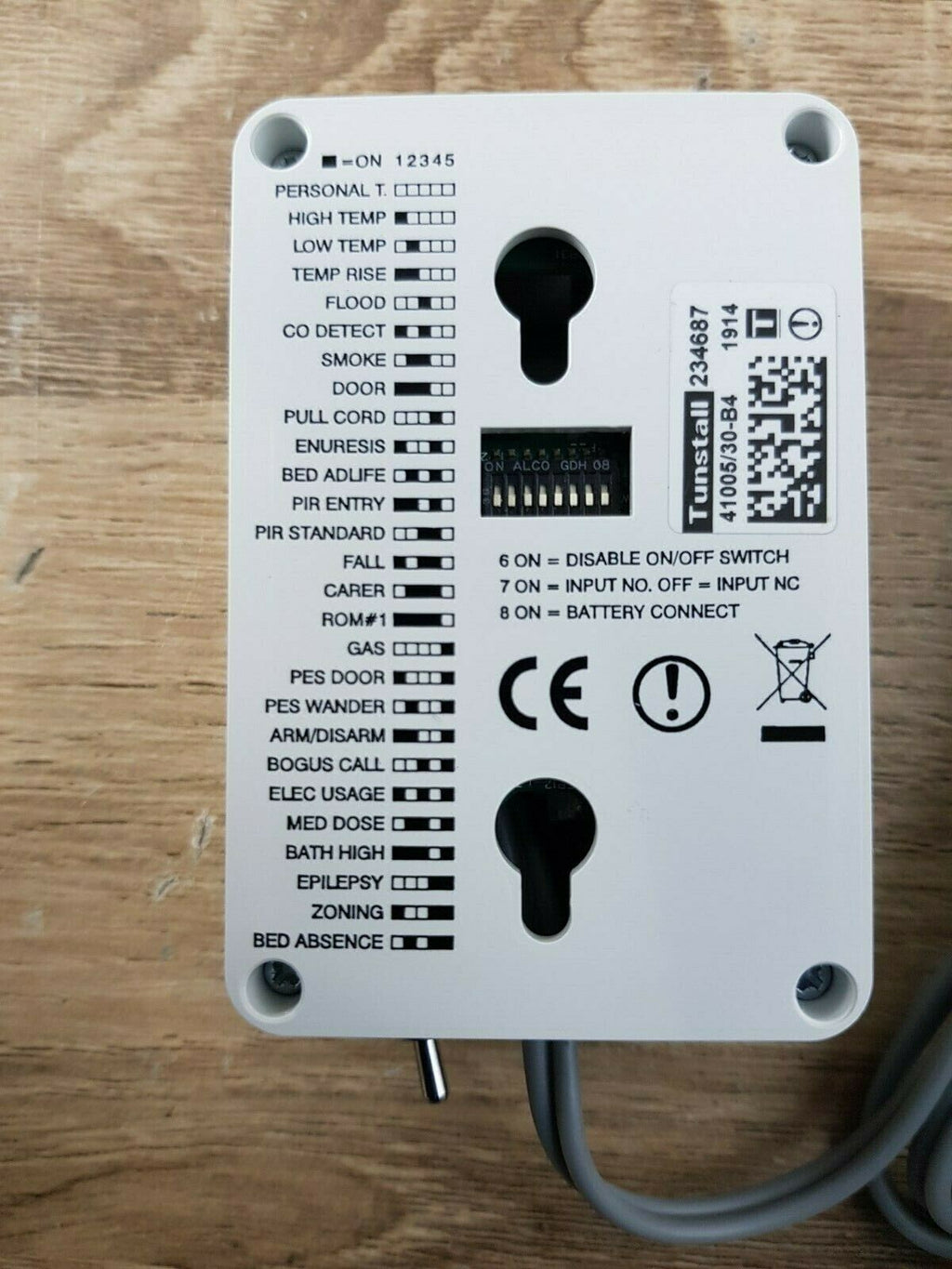 tunstall 869Mhz universal radio sensor 41005/30 door bed alarm3