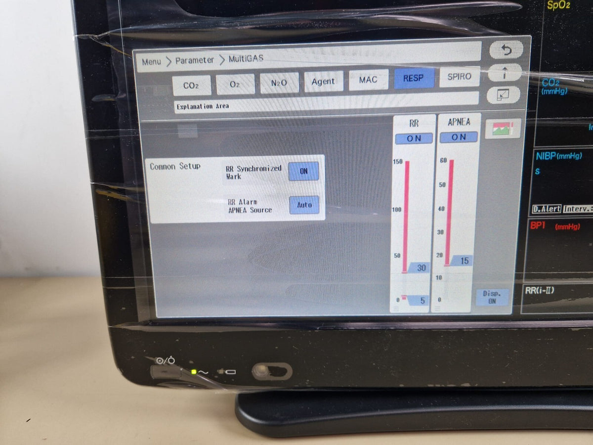 patient monitor fukuda denshi DS 8400 with dynascope DS 8700N + CO2 module17
