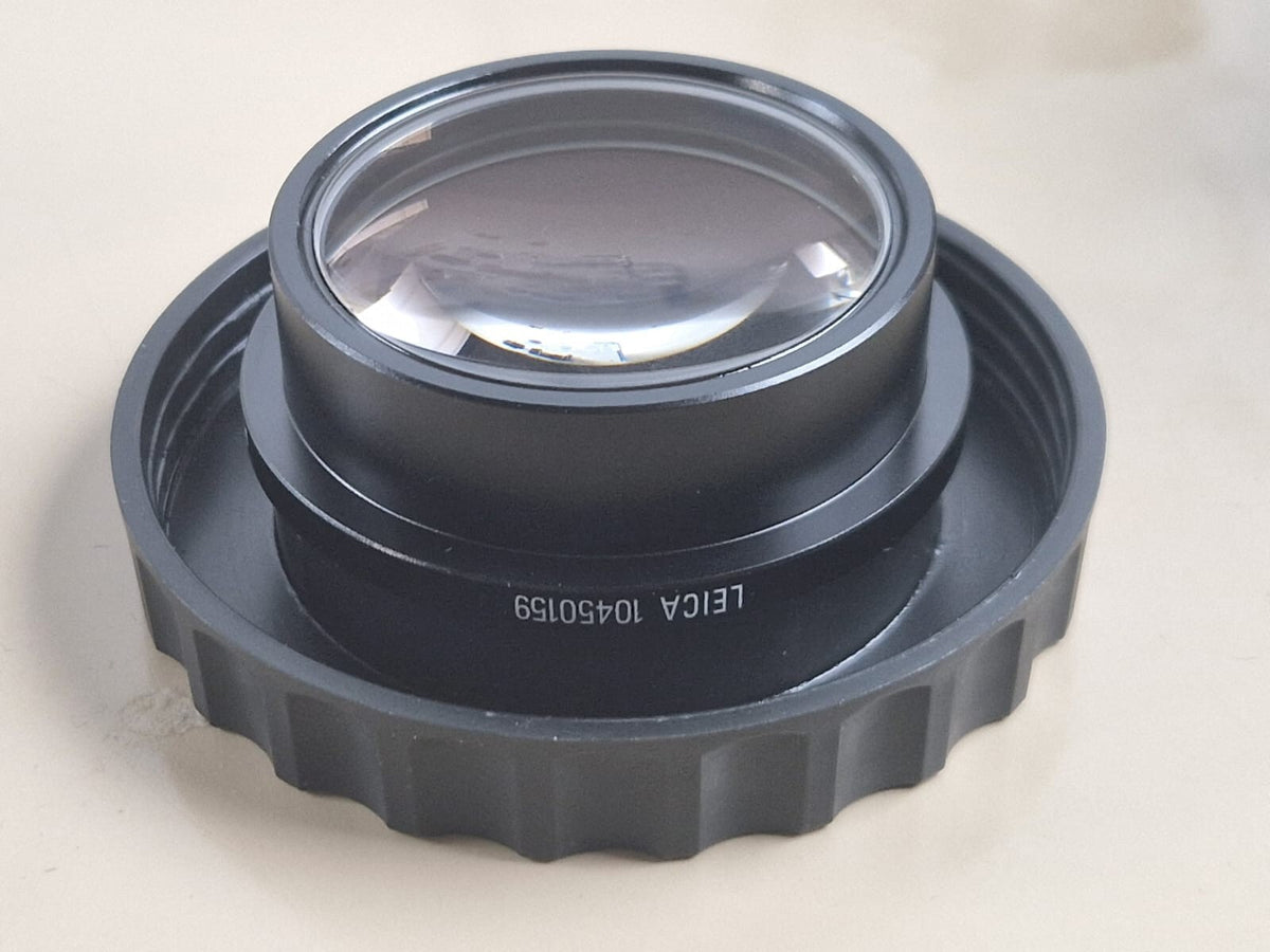 leica 10450159 stereo microscope objective achromat 1.0x WD=90cm M40 M50 M60 M805
