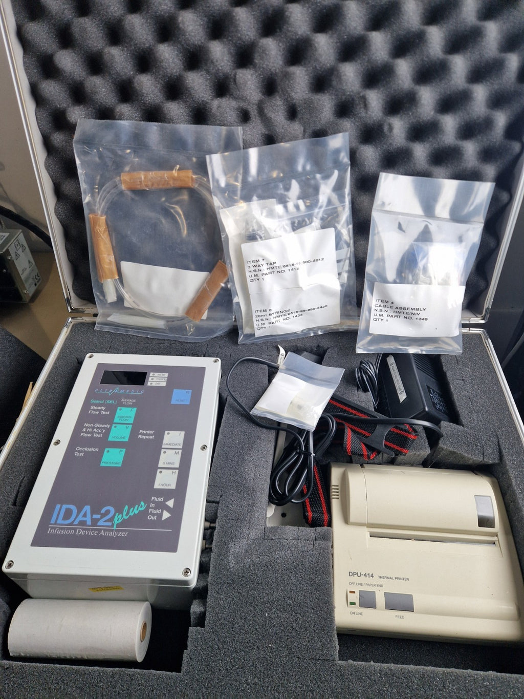 IDA 2 Plus Infusion Device Analyzer Series with printer in case1