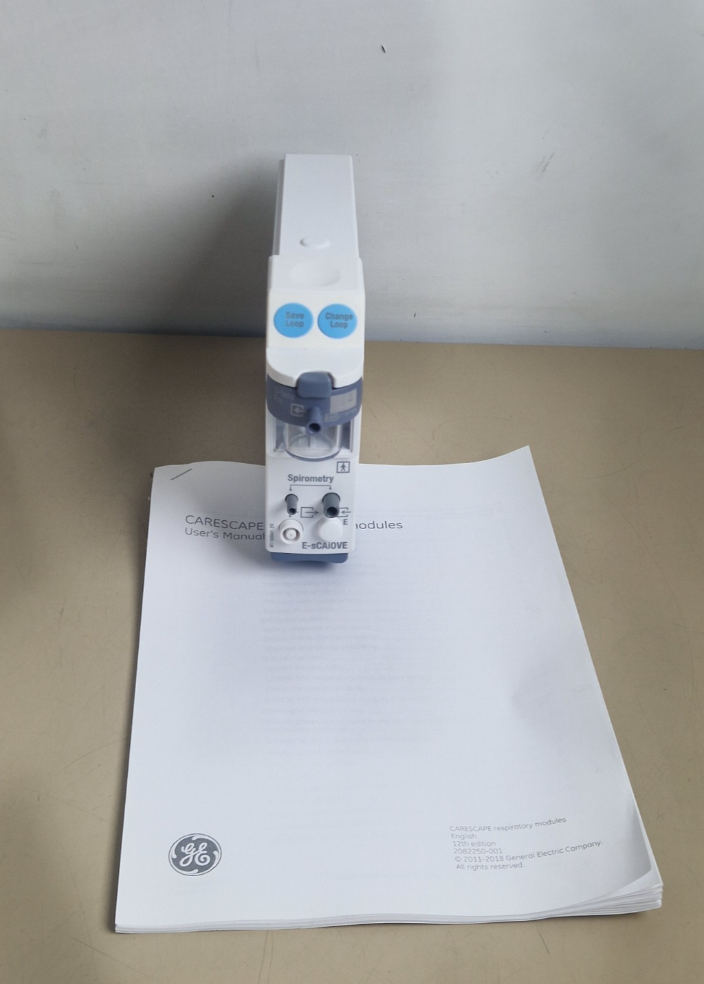 GE CARESCAPE E-sCAIOVE with spirometry - anaesthetic gas module0