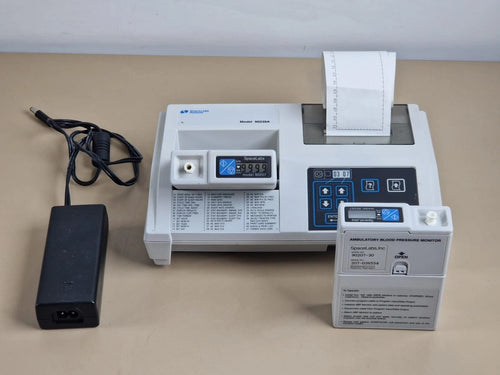 2x spacelabs 90207A BP   ABPM recorder and model 90239A report generator printer0