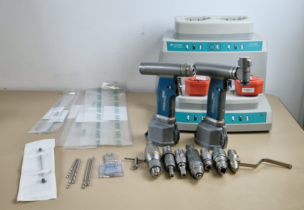conmed hall power pro max handpiece drill reamer AO saw kwire battery charger0