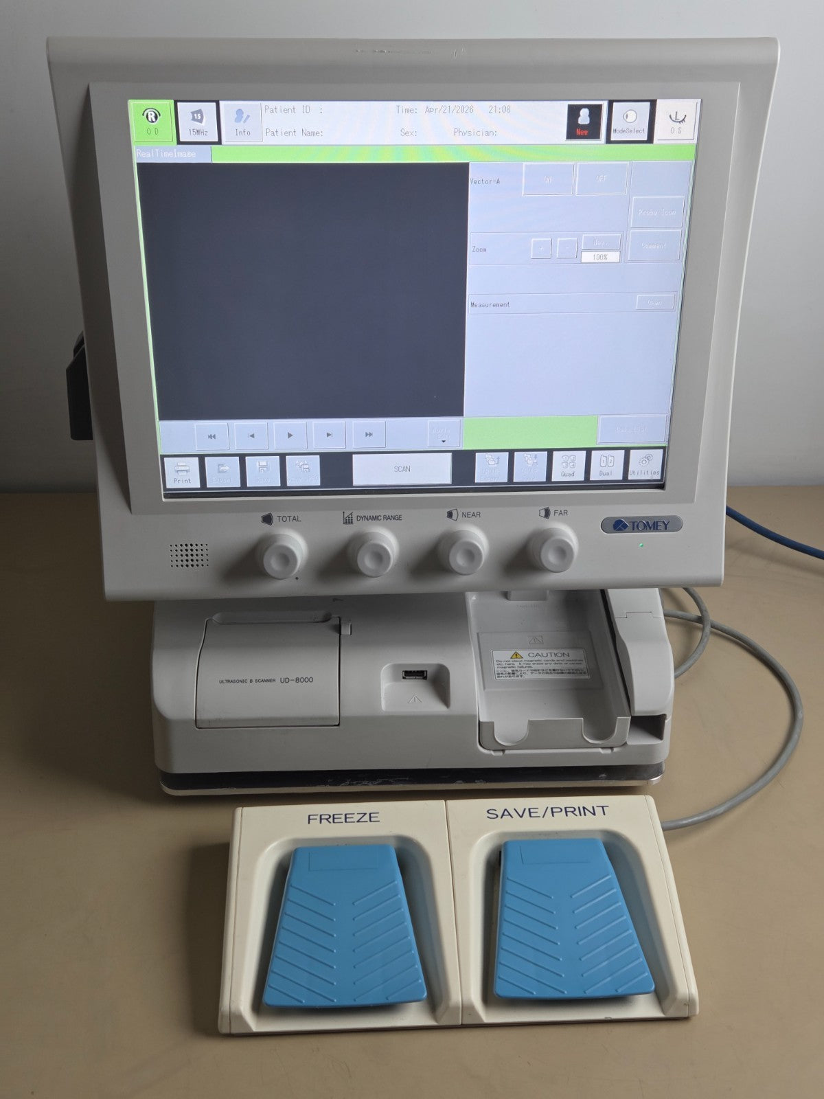 Tomey B scan  UD 8000 ultrasound scan ultrasonic B scanner UD 80000