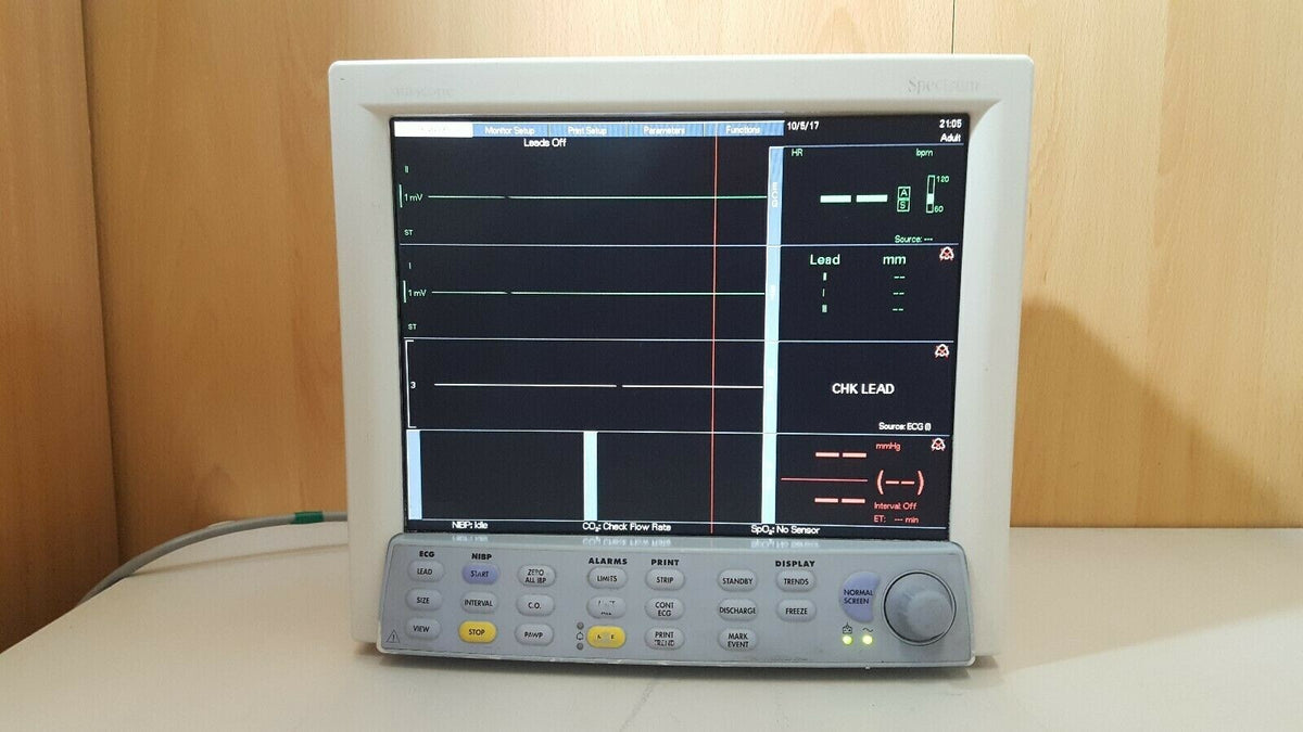 mindray datascope spectrum patient monitor   CO2 ECG SpO2 NIBP IBP TEMP CO0