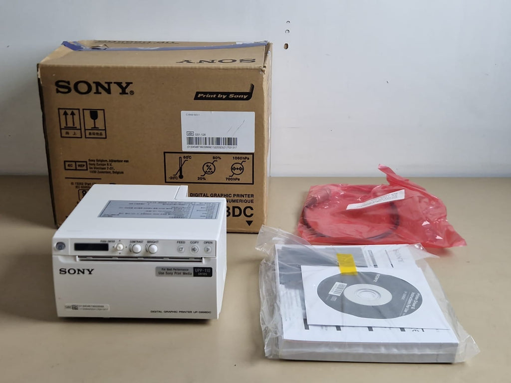 GE logiq ultrasound onboard Sony video printer UP D898DC + cable PN 57580580