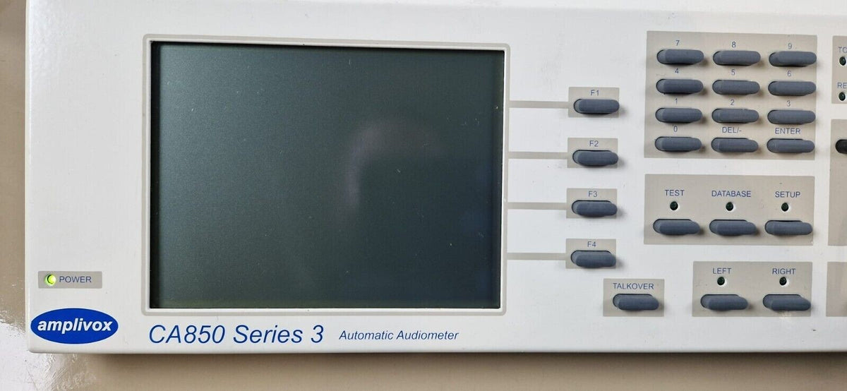 amplivox CA850 series 3 hearing tester audiometer headphone + patient responder3