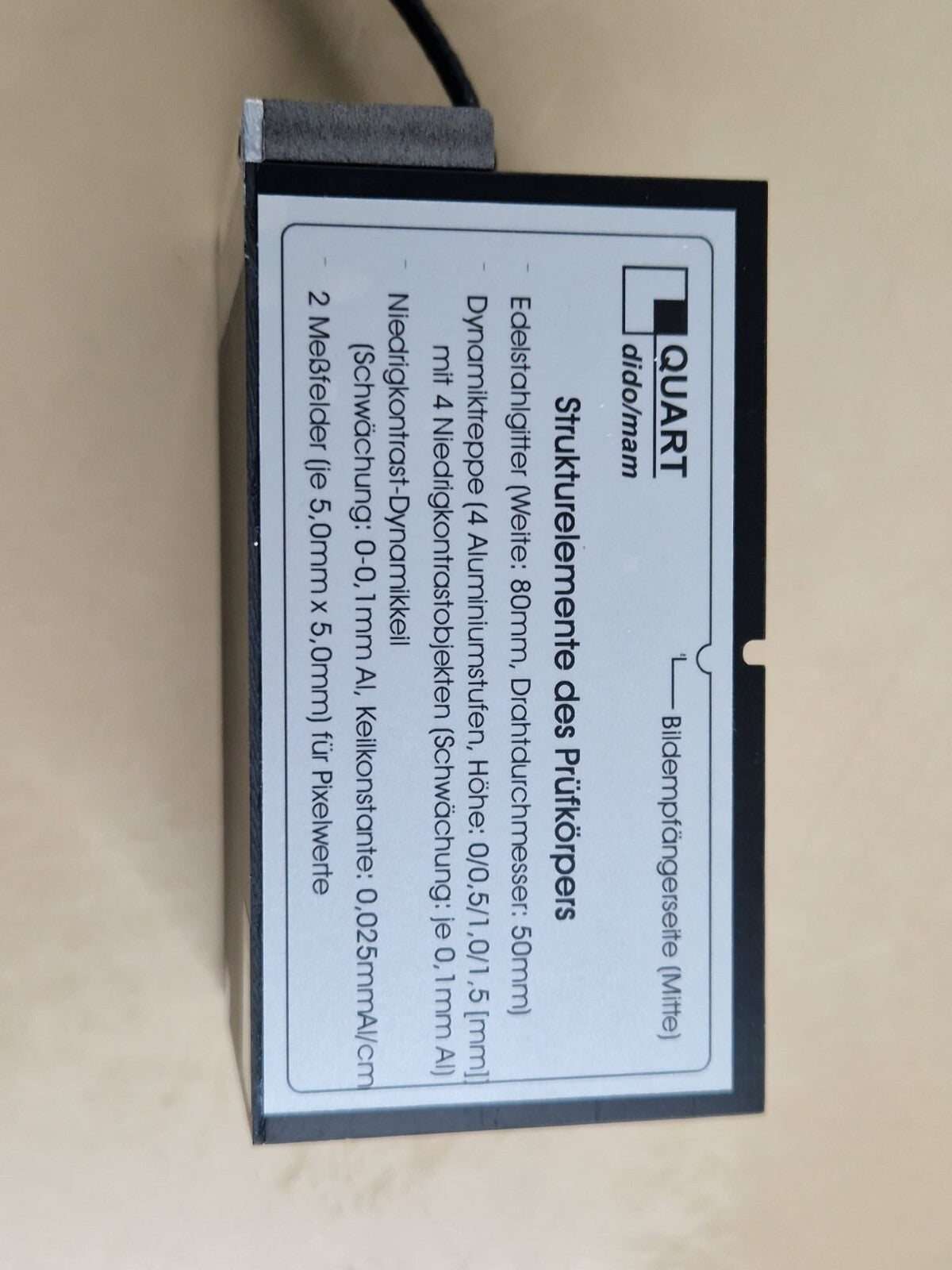 siemens mammo test quart Q vision mammomat mammography phantom21