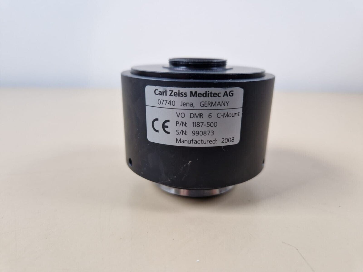 carl zeiss VO DMR 6 c mount + lens video coupler PN 1187 for surgical microscope0
