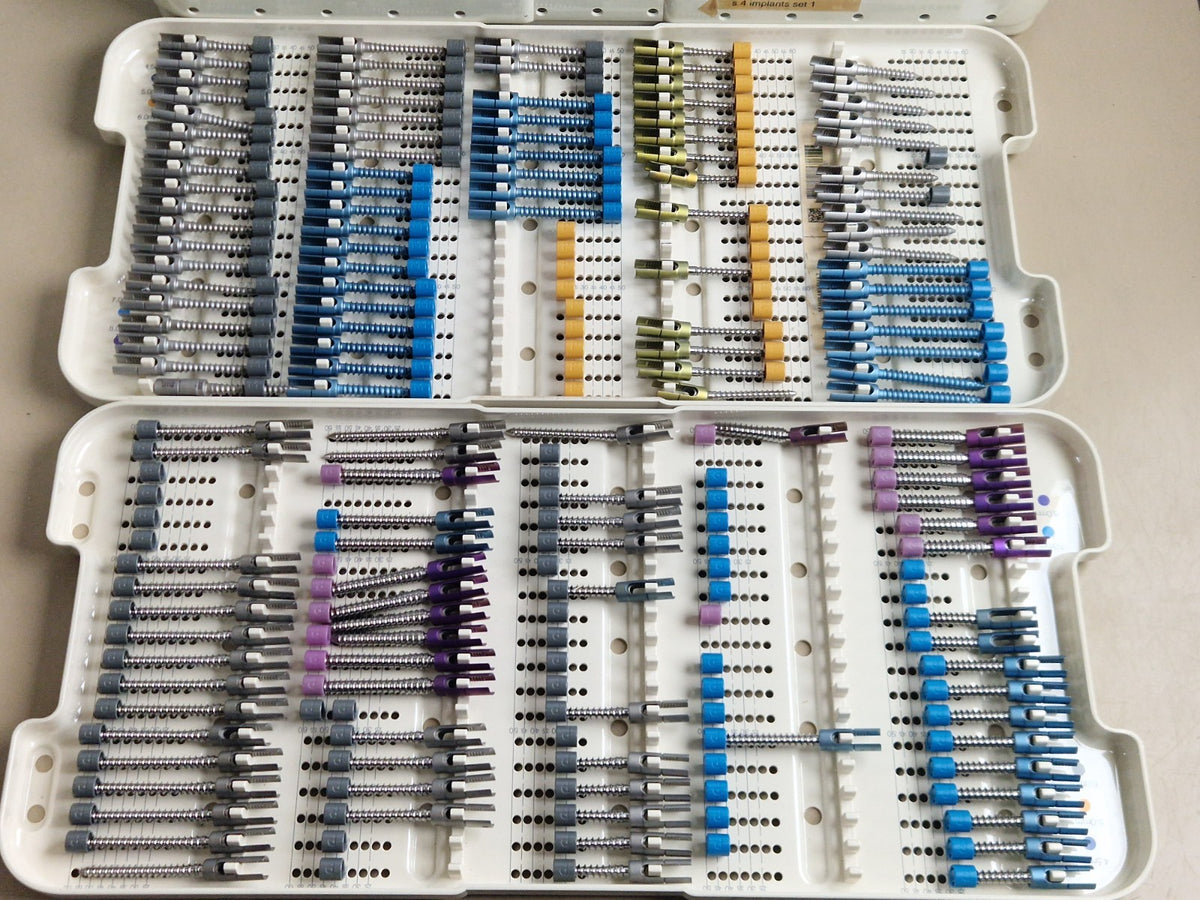 aesculap S4 incomplete set for dorsal monosegmental multisegmental stabilization1
