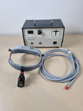 surgical headlight with light cable   guide 305 CM and twine beam light source0