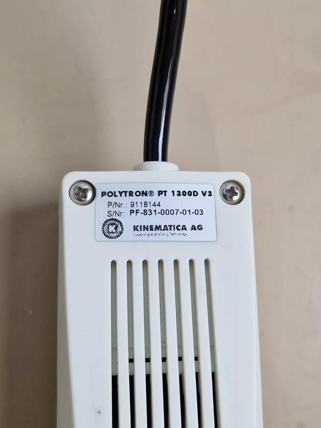kinematica polytron PT 1300D V3 60sec manual disperser homogenizer power station10