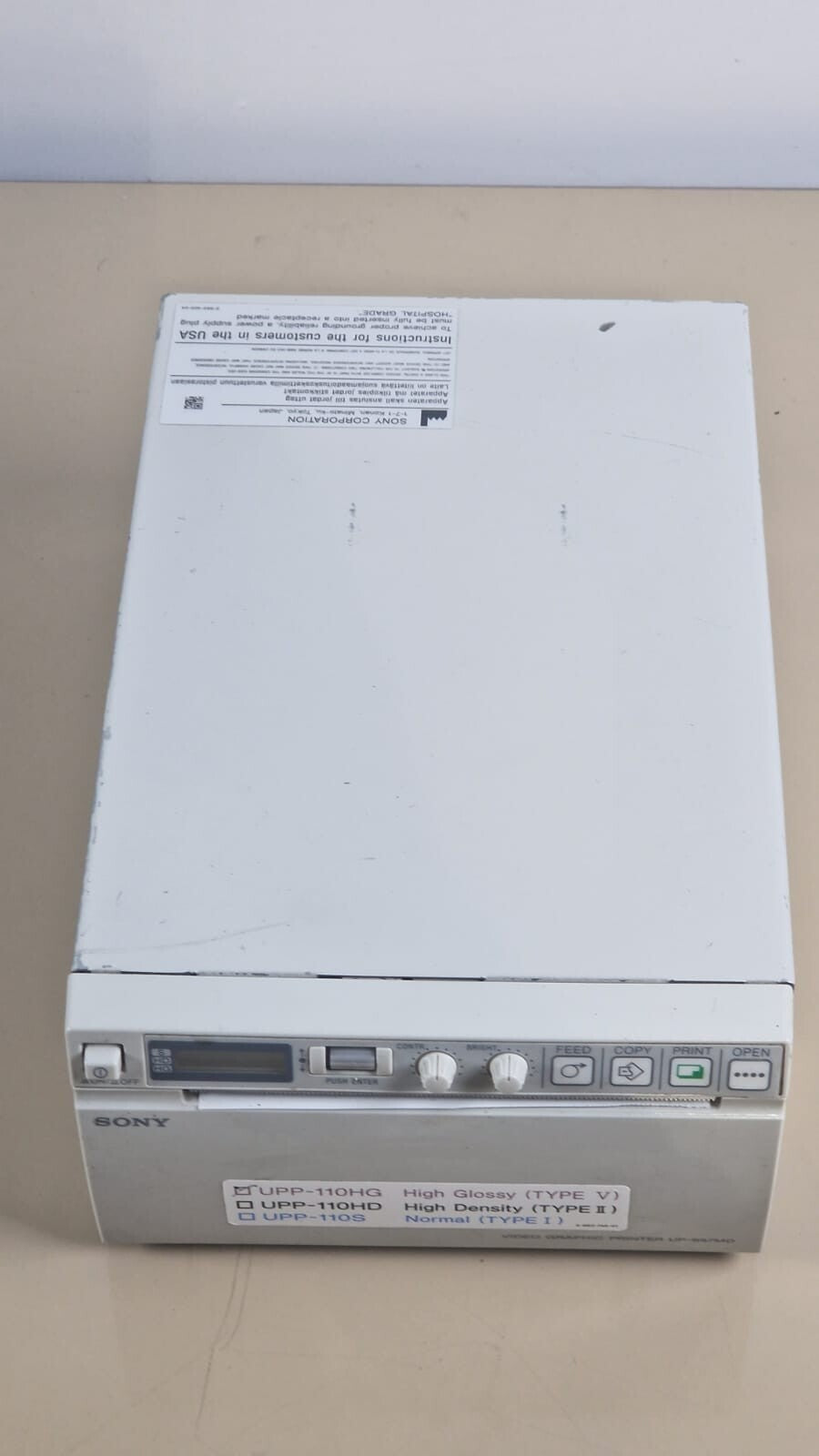 sony video graphic printer UP 897 MD printer   analog analogue4