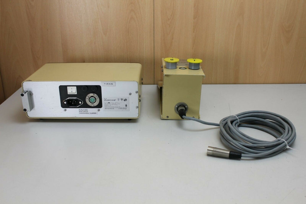 Aesculap microton 60 surgical set with footswitch and hand piece7
