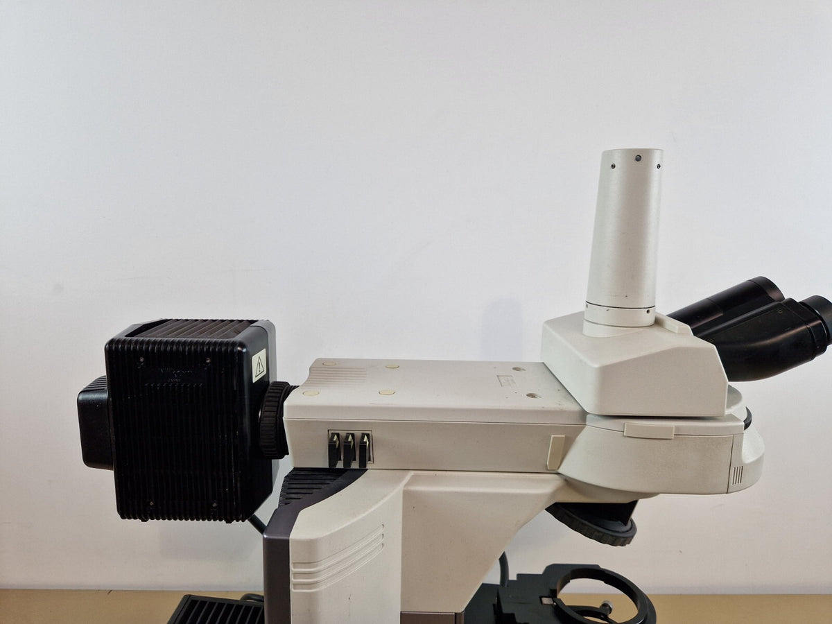 nikon eclipse 80i Epi illumination fluorescen microscope + plan fluor objective19