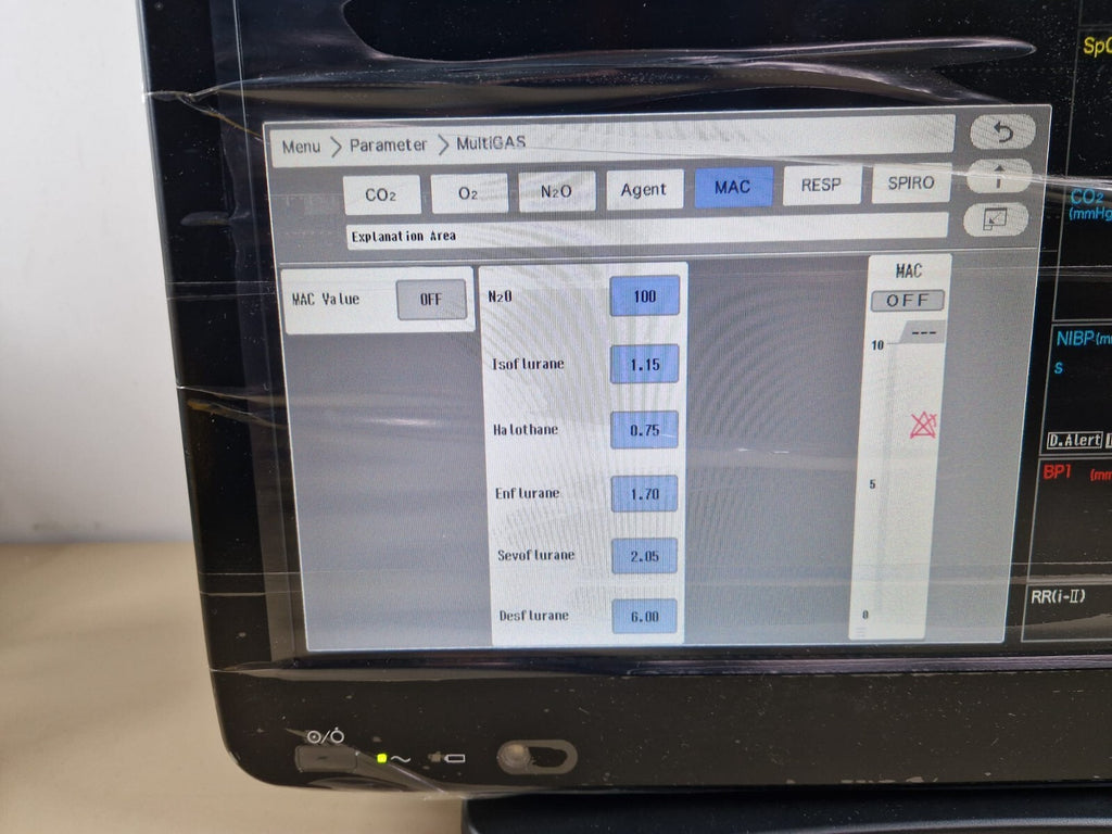 patient monitor fukuda denshi DS 8400 with dynascope DS 8700N + CO2 module18