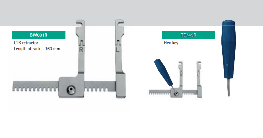 aesculap CLR caspar lumbar retractor Titanium system6