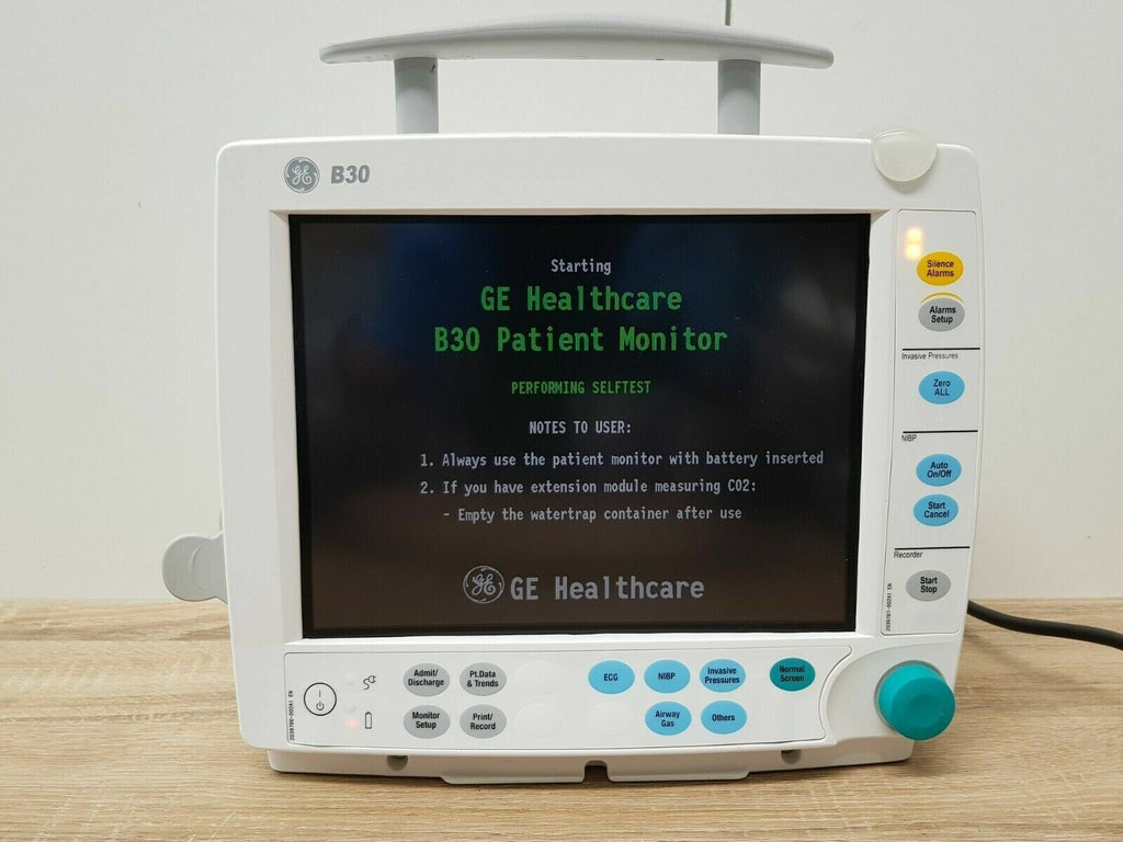 GE B30 patient monitor with Printer and EPSMP SPO2 ECG NIBP IBP TEMP module0