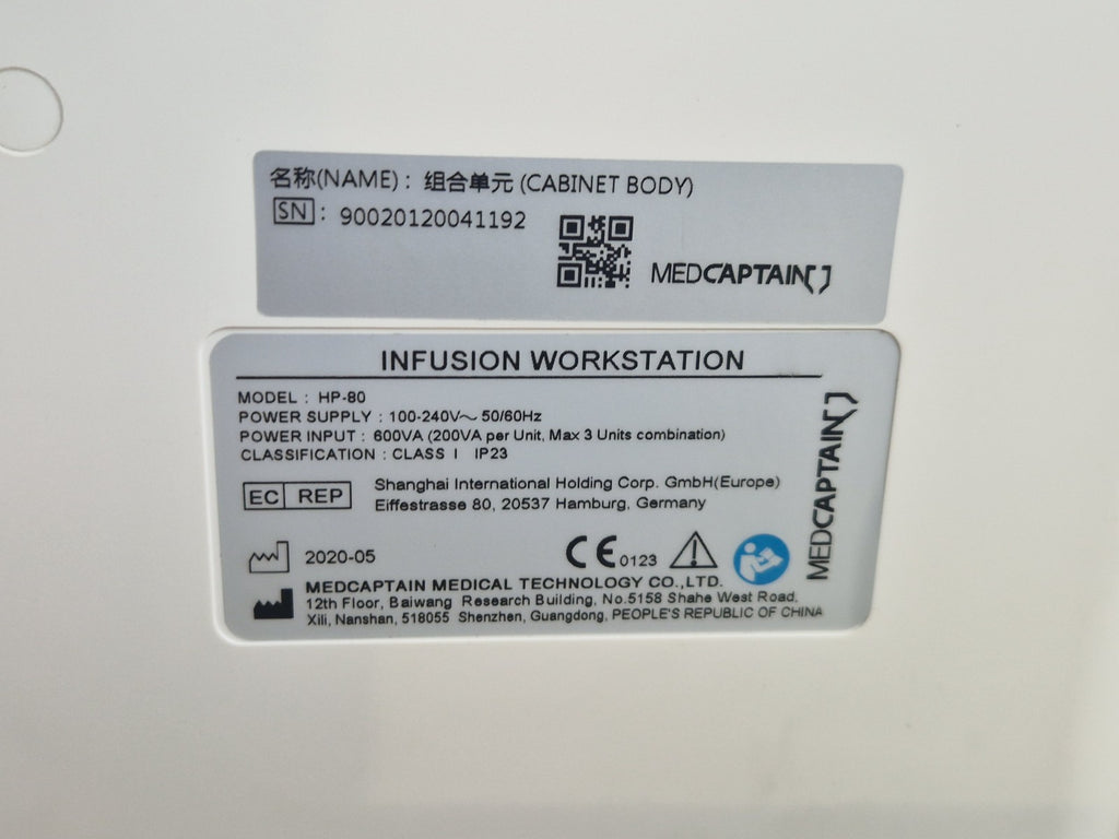 medcaptain infusion workstation 4 bay for syringe pump infusion driver4