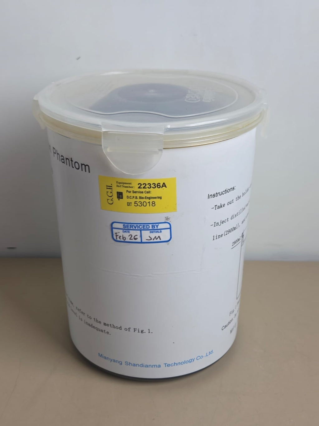 volume calibration phantom model BV160 CT imaging performance4