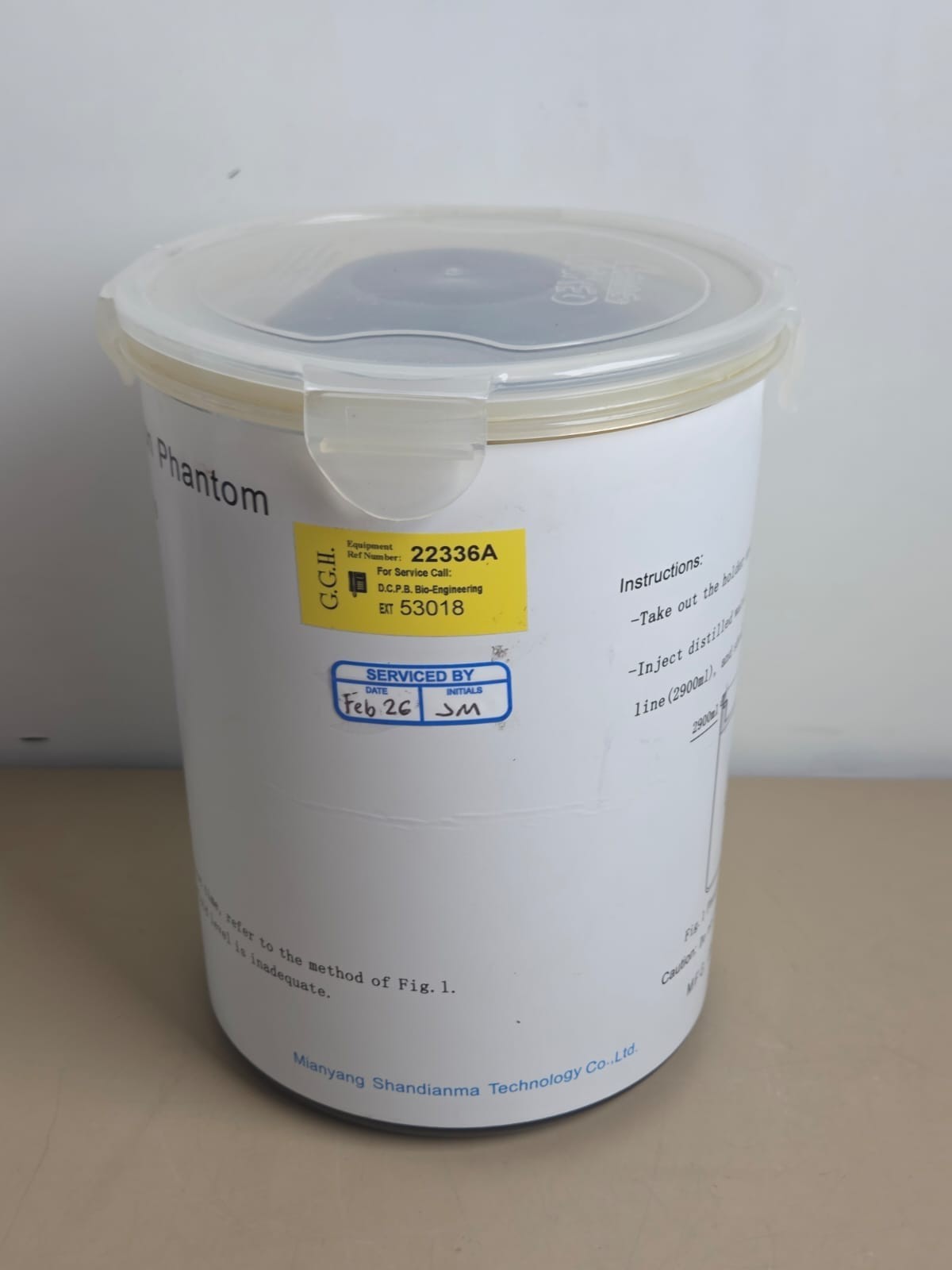 volume calibration phantom model BV160 CT imaging performance4