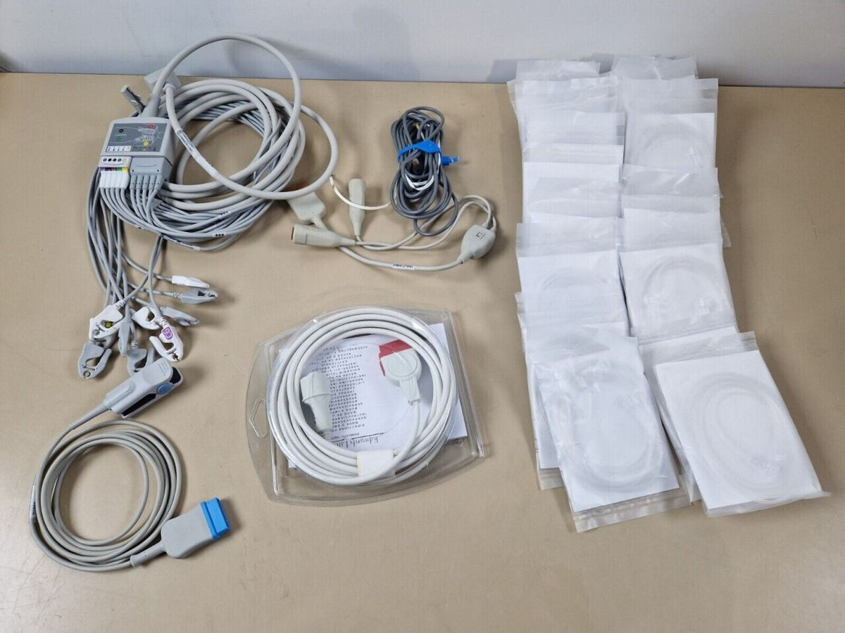 ge datex ohmeda S/5 FM patient monitor with CO2 module printer ECG SpO2 IBP Temp6