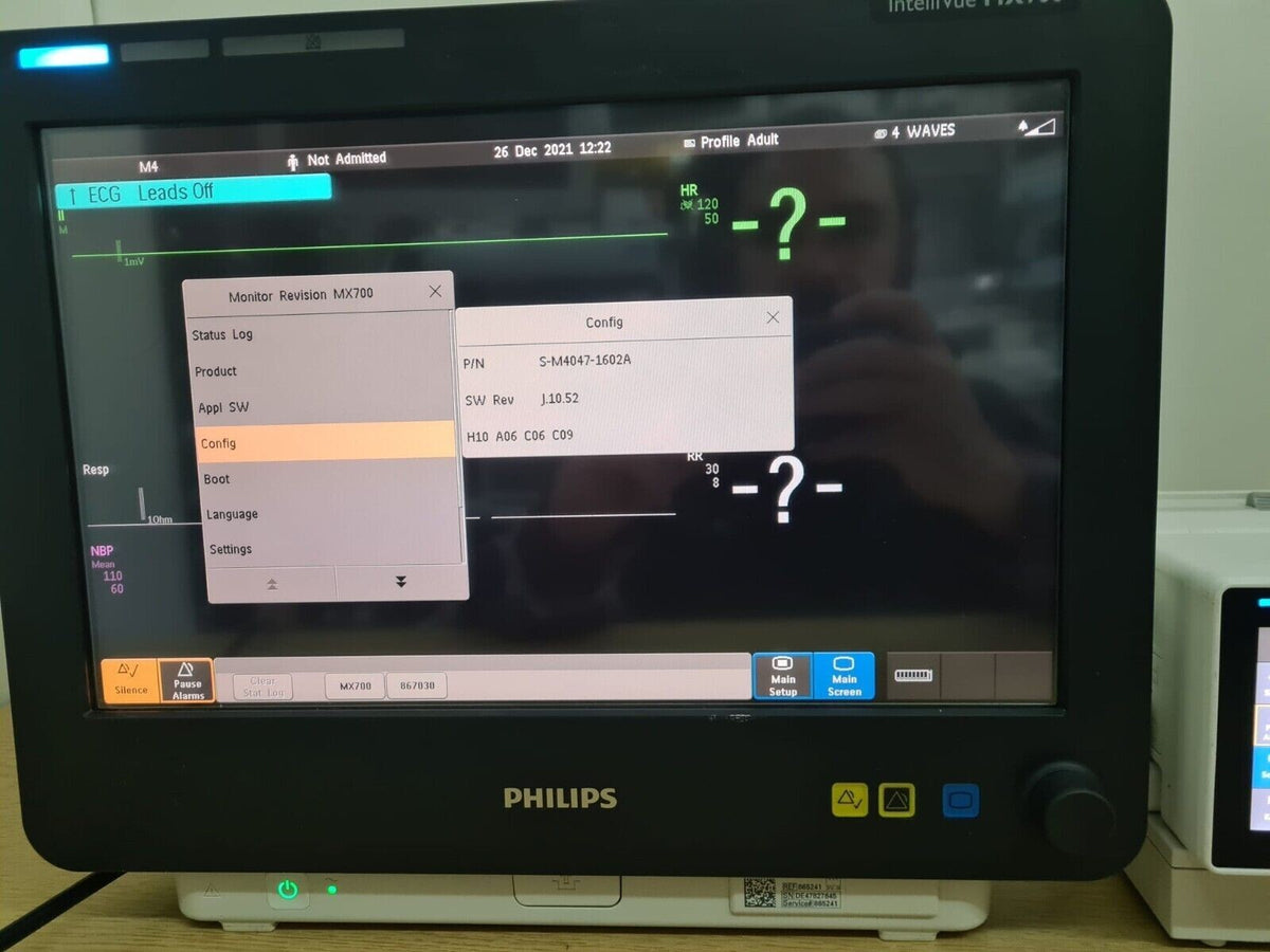 philips intelliVue MX700 patient monitor 867041 - 867030 IBP ECG SPO2 module2