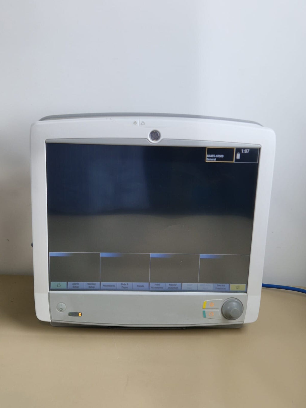 ge carescape B650 anaesthesia patient monitor with E sCAiO gas   E NMT module GE9