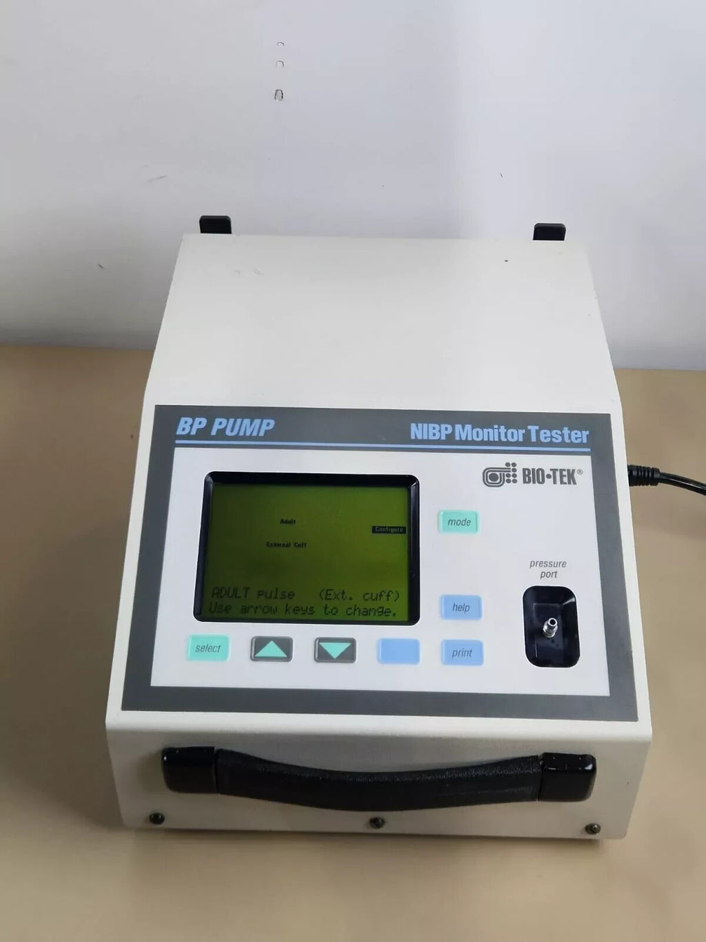 biotek bp pump nibp simulator monitor tester with ECG simulation mode13