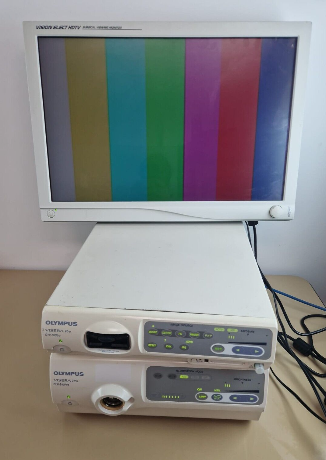 olympus endoscope video visera OTV S7 Pro processor CLV S40 xenon light source1