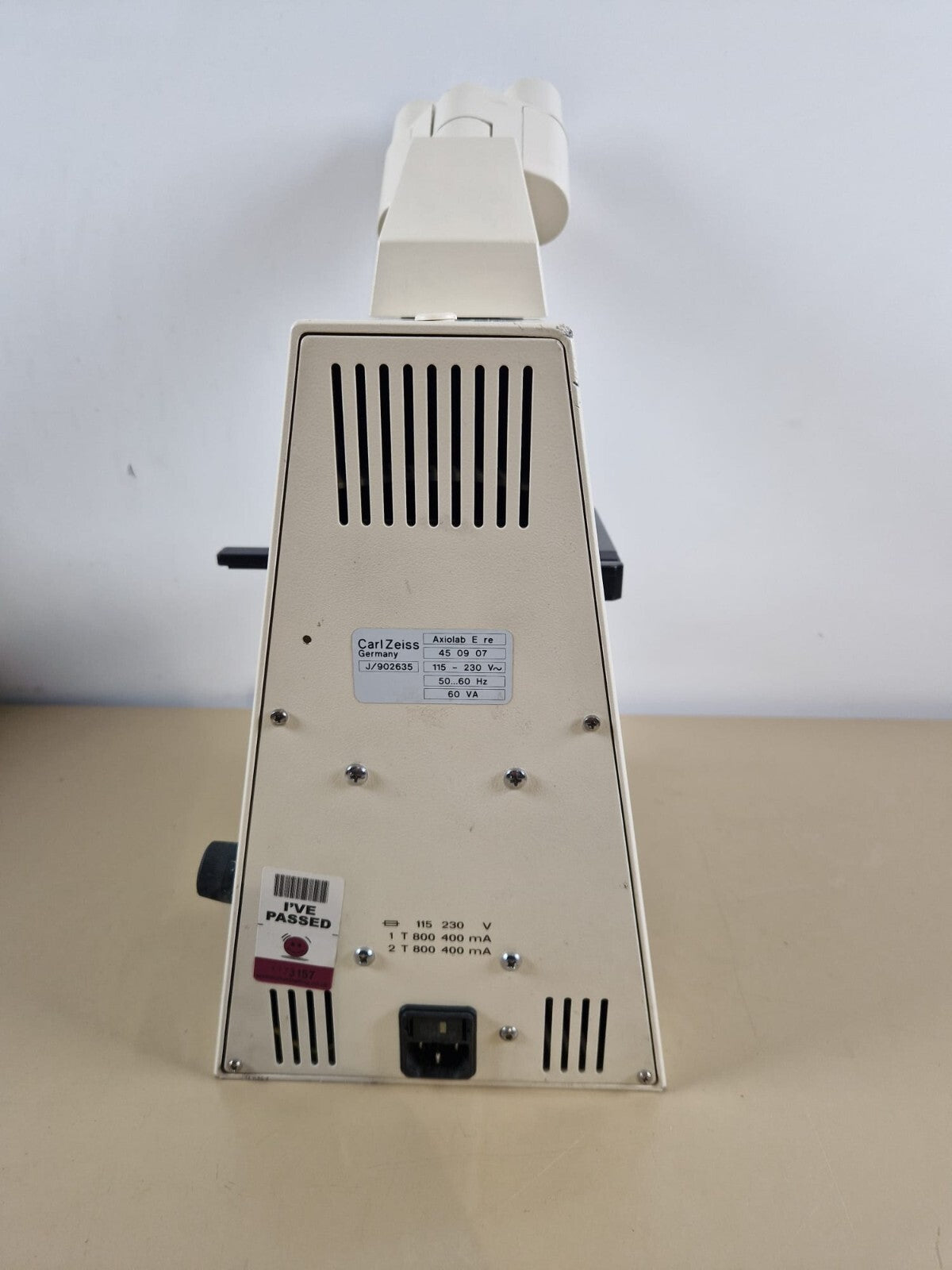 microscope zeiss axiolab E re with 4 objective achroplan23