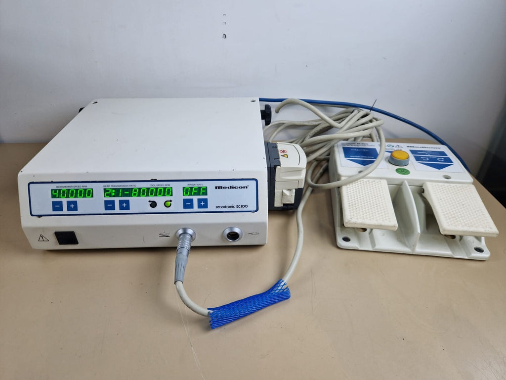 medicon servotronic microsurgery drill system EC100 with footswitch0
