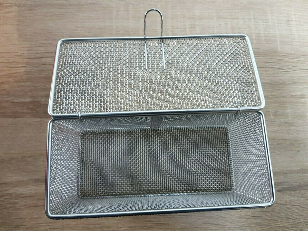 new sterilizatio wire mesh + lock medical Instruments tray dental Box0